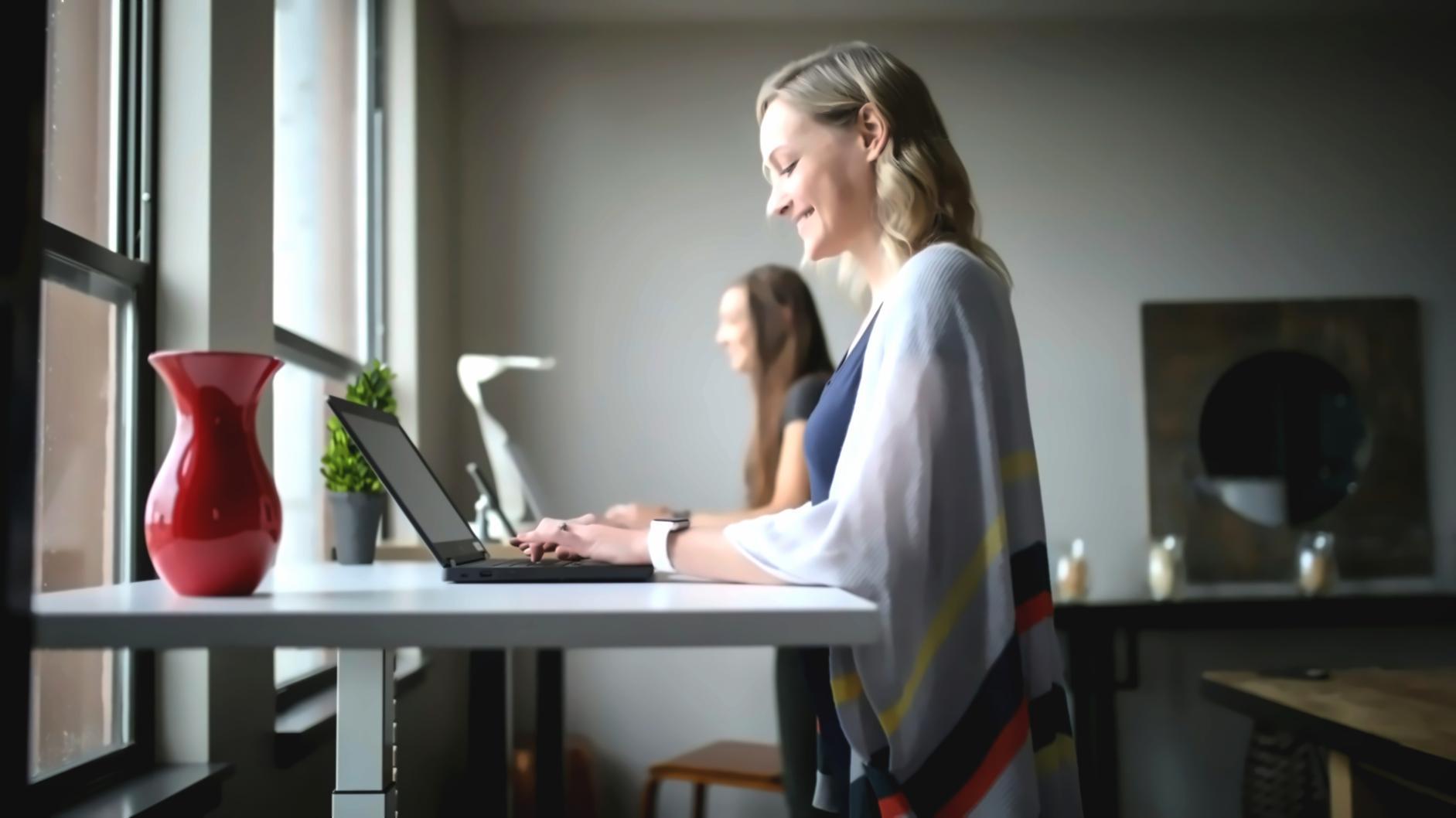 Modernes Büroumfeld mit Finanzanalysen und Teamarbeit